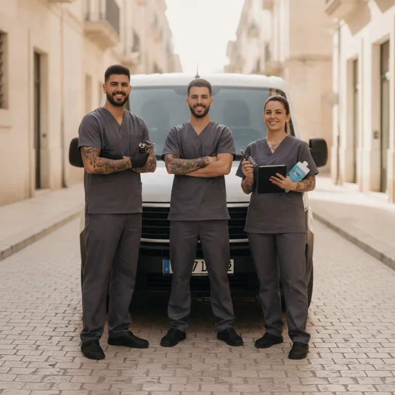 Tatuatore team a Sassari